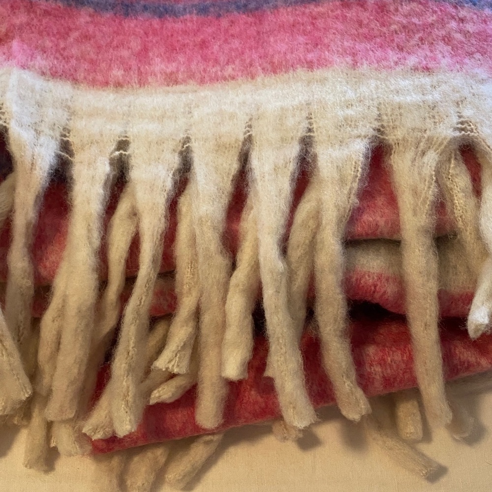 Free People Multicolor Striped Throw Blanket - Picture 7 of 8